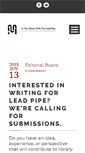 Mobile Screenshot of inthelibrarywiththeleadpipe.org
